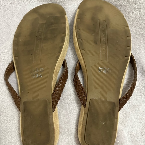 EUC Kenneth Cole Reaction Braided Flip-flop Sandals - Picture 2 of 3
